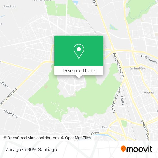 Zaragoza 309 map