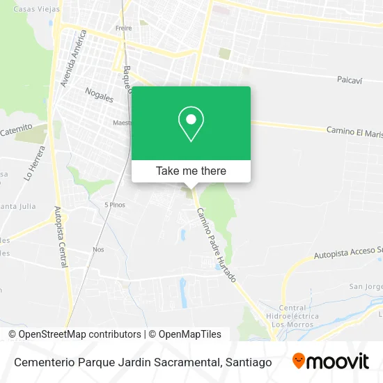 Cementerio Parque Jardin Sacramental map