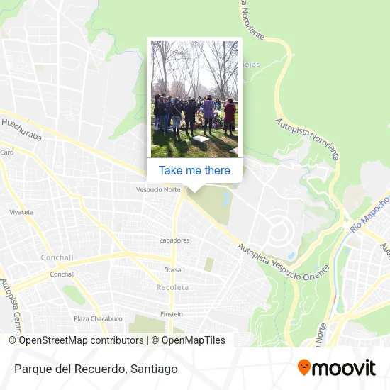 Parque del Recuerdo map