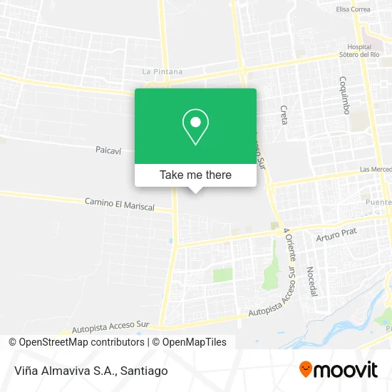 Viña Almaviva S.A. map