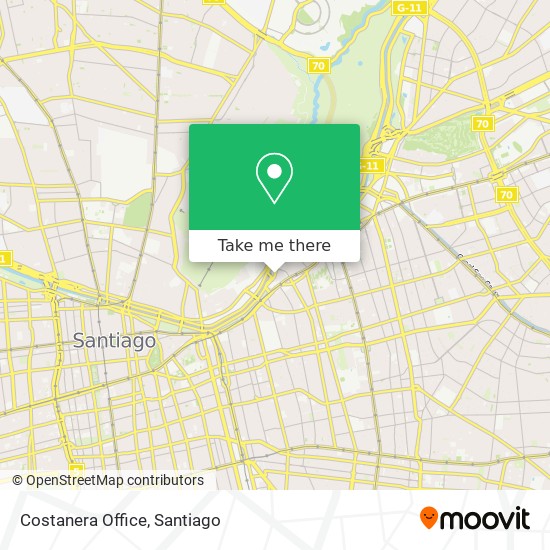 Costanera Office map