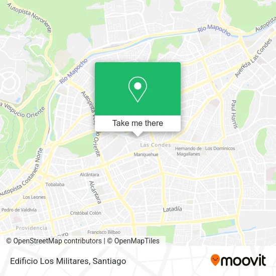 Edificio Los Militares map