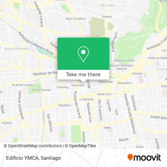 Edificio YMCA map