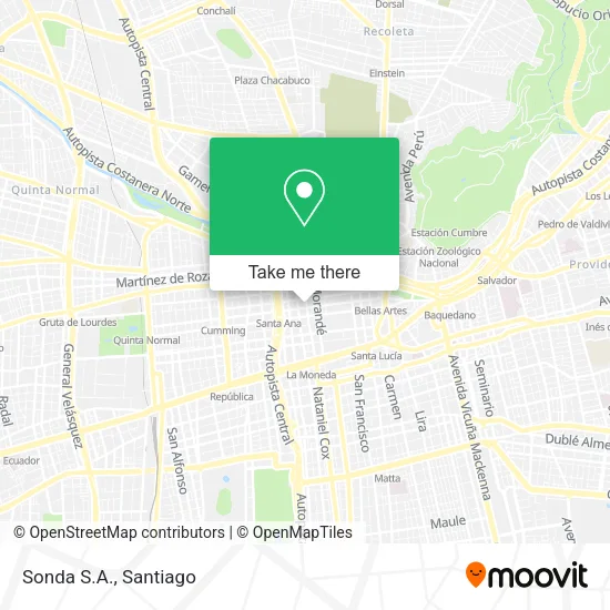 Sonda S.A. map