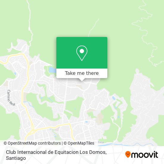 Club Internacional de Equitacion Los Domos map