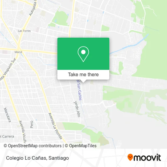 Colegio Lo Cañas map