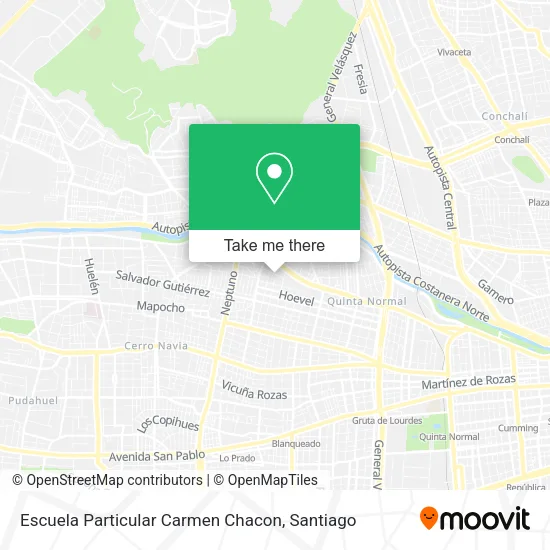 Escuela Particular Carmen Chacon map