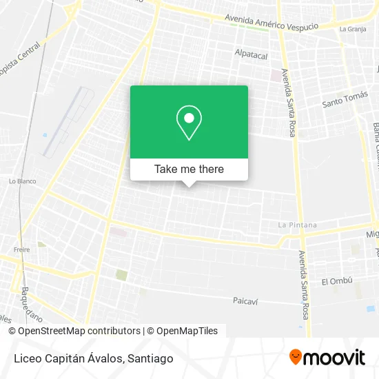 Liceo Capitán Ávalos map