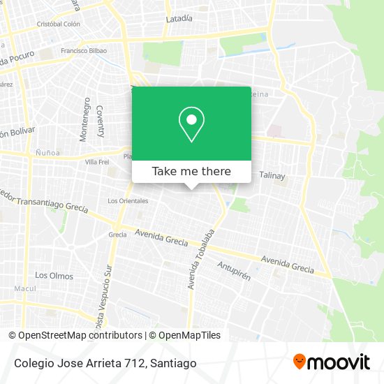 Colegio Jose Arrieta 712 map