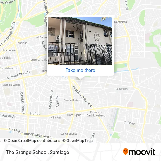 The Grange School map