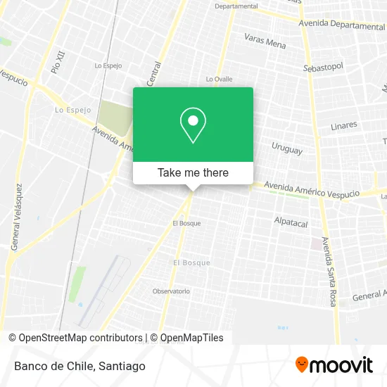 Banco de Chile map
