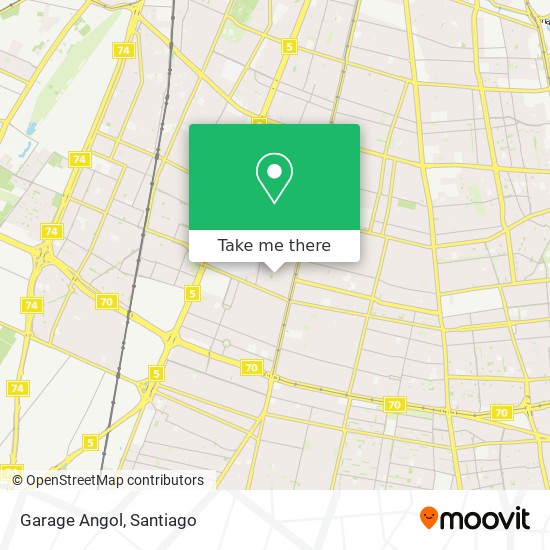 Garage Angol map