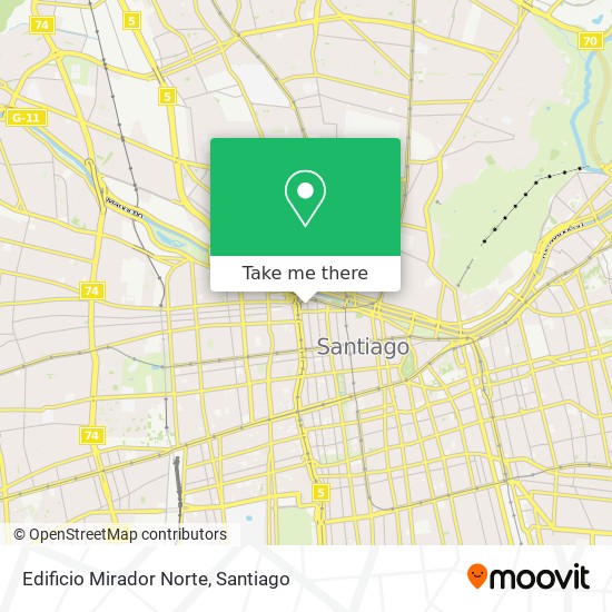 Edificio Mirador Norte map