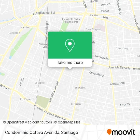 Condominio Octava Avenida map