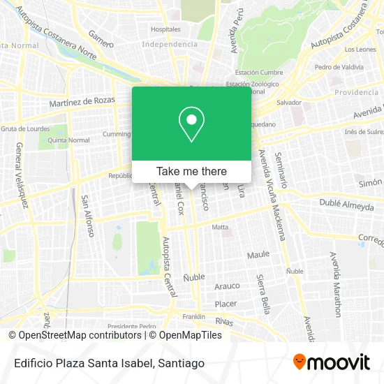 Edificio Plaza Santa Isabel map