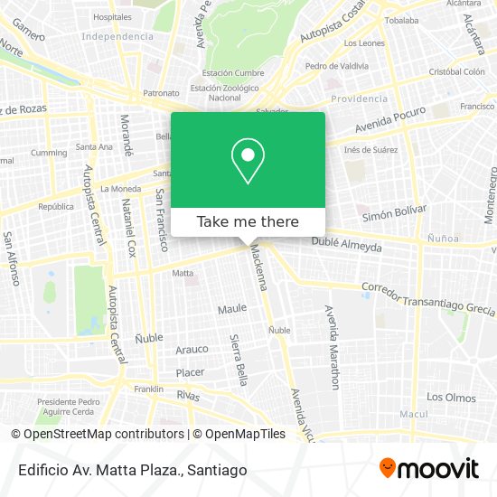 Edificio Av. Matta Plaza. map