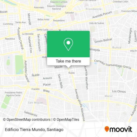 Edificio Tierra Mundo map