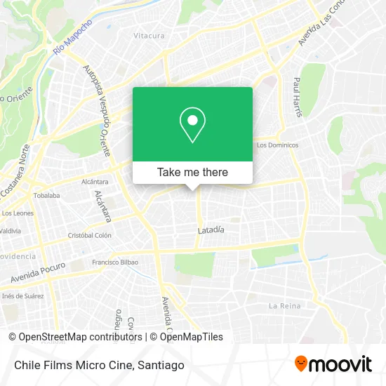 Chile Films Micro Cine map