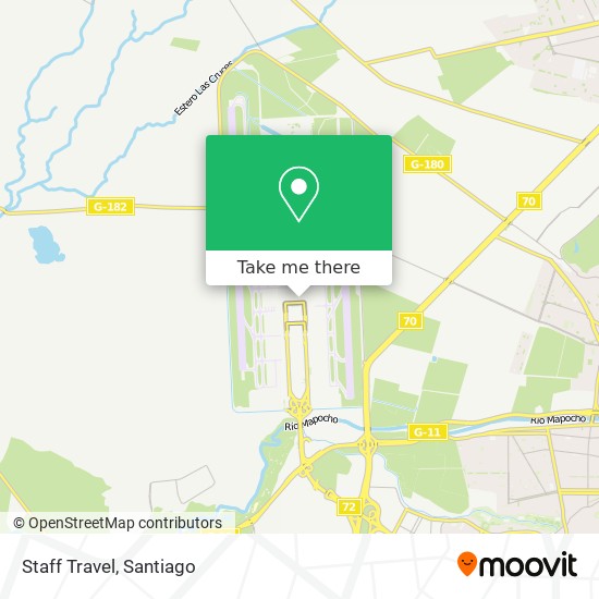 Staff Travel map