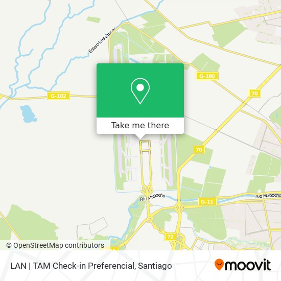 LAN | TAM Check-in Preferencial map