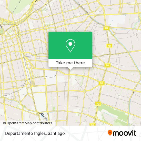 Departamento Inglés map