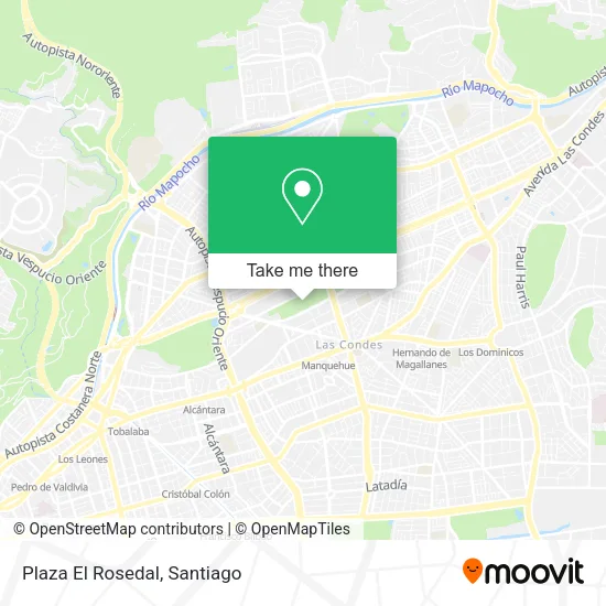 Plaza El Rosedal map