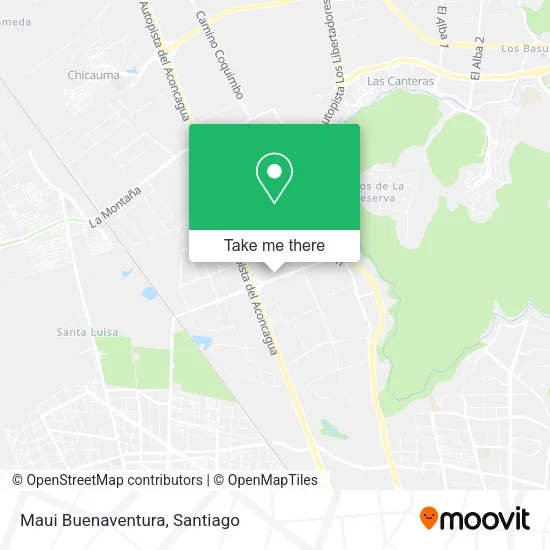 Maui Buenaventura map