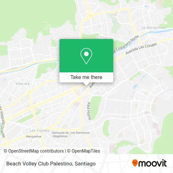 Beach Volley Club Palestino map