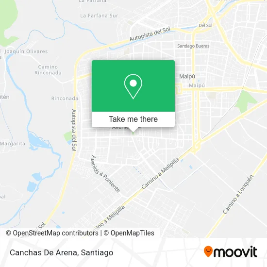 Canchas De Arena map