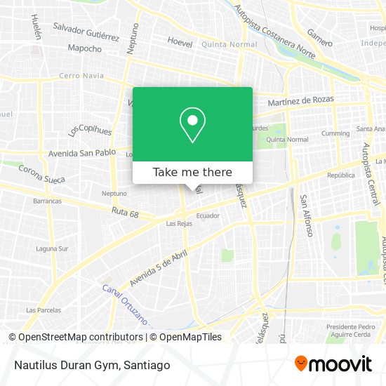 Mapa de Nautilus Duran Gym