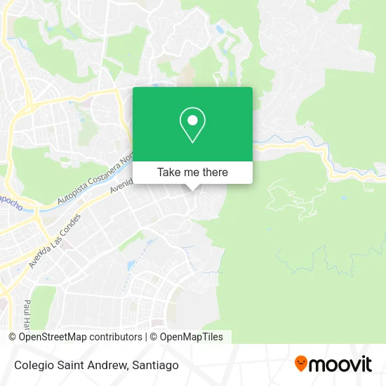 Colegio Saint Andrew map