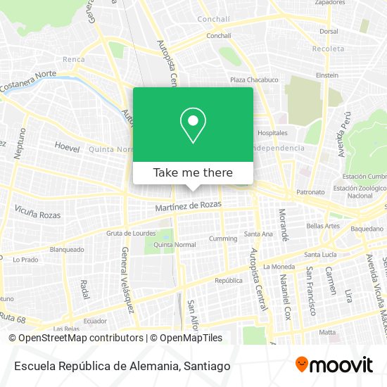 Escuela República de Alemania map