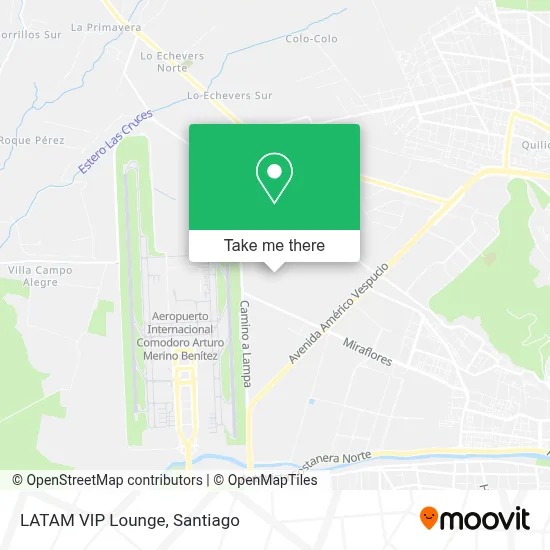 LATAM VIP Lounge map