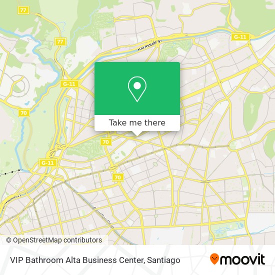 VIP Bathroom Alta Business Center map