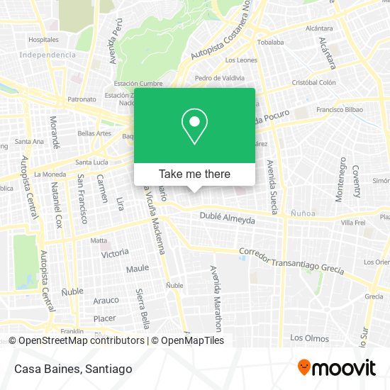 Mapa de Casa Baines