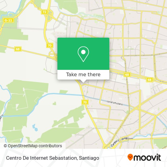 Centro De Internet Sebastation map
