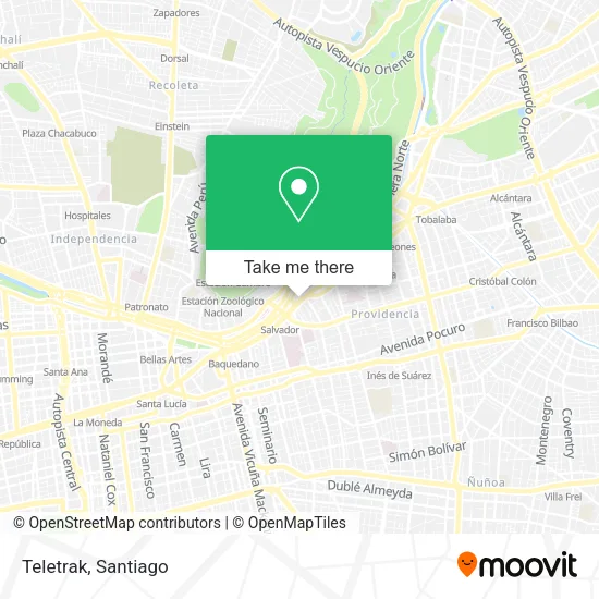 Teletrak map