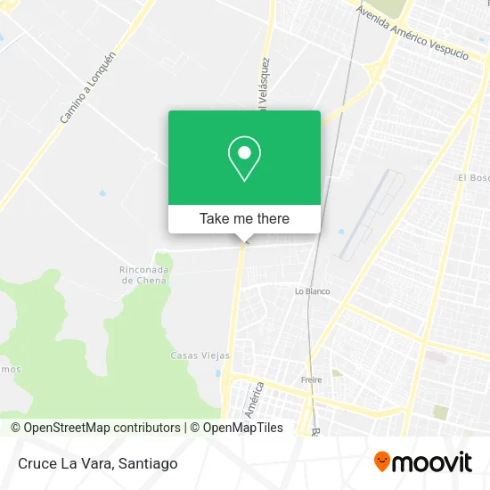 Cruce La Vara map