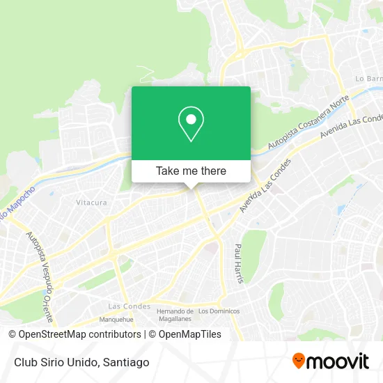 Club Sirio Unido map