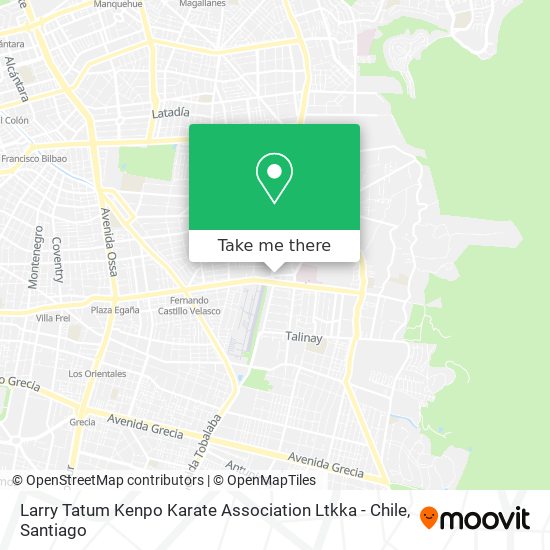 Mapa de Larry Tatum Kenpo Karate Association Ltkka - Chile