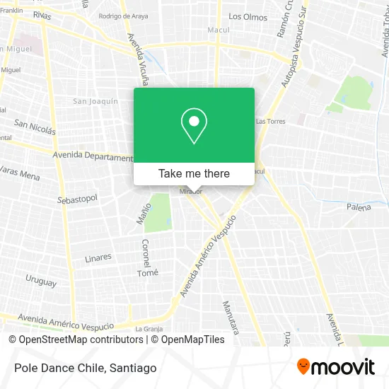 Pole Dance Chile map