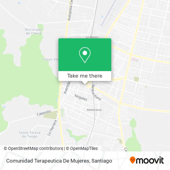 Comunidad Terapeutica De Mujeres map