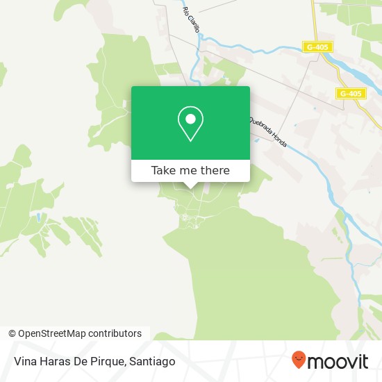 Vina Haras De Pirque map