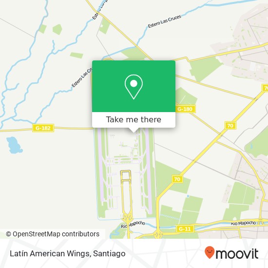 Latín American Wings map