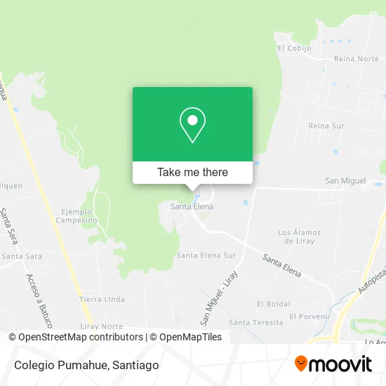 Colegio Pumahue map