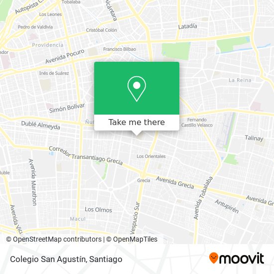 Mapa de Colegio San Agustín