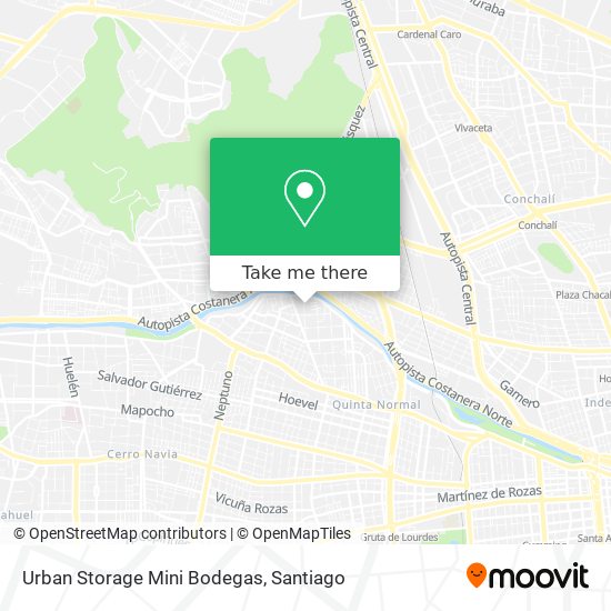 Urban Storage Mini Bodegas map