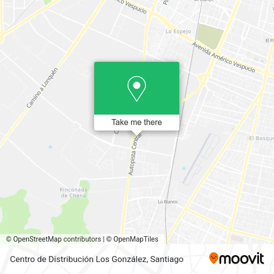 Centro de Distribución Los González map