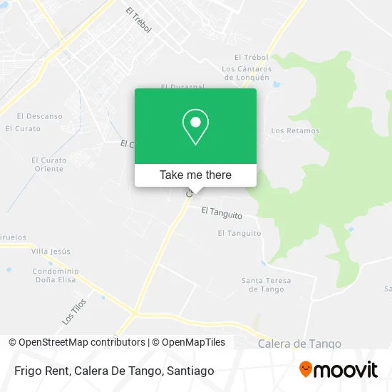 Frigo Rent, Calera De Tango map