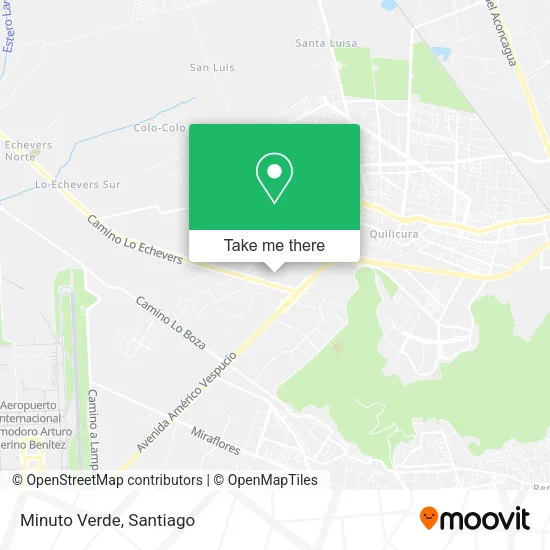 Minuto Verde map
